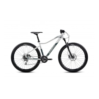 Ghost Lanao Essential 27.5 női Mountain Bike Pearl White/Metallic Green Gloss