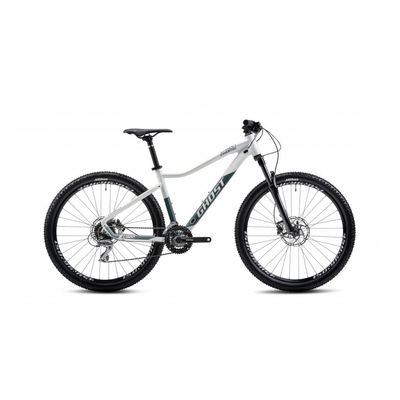 Ghost Lanao Essential 27.5 2022 női Mountain Bike Pearl White/Metallic Green Gloss