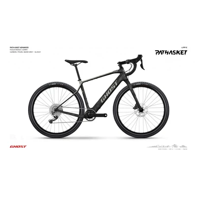 GHOST Path Asket Advanced F430 férfi Gravel E-Bike Raw/Grey