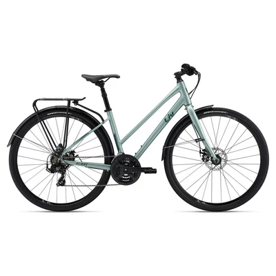 Giant Liv Alight Disc 3 City 2022 női City Kerékpár silver green