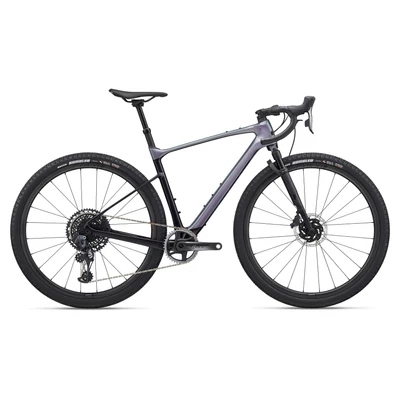 Giant Revolt X Advanced Pro 0 2023 férfi Gravel Kerékpár Airglow/BlackCurrant