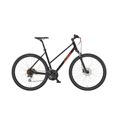 KTM X-Life Track női Cross Kerékpár black (orange + silver)