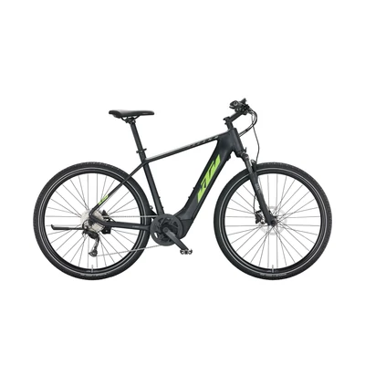 KTM Macina Cross 510 2022 férfi E-bike black matt (green+grey)