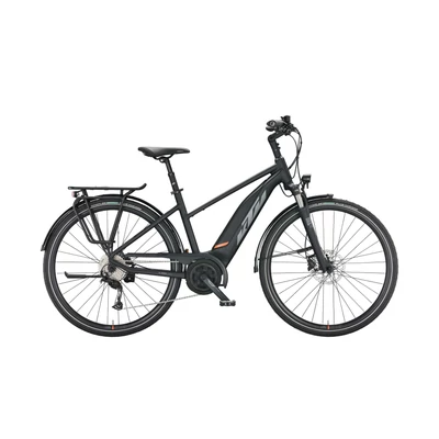 KTM Macina Fun A510 2022 női E-bike black matt (grey+orange)