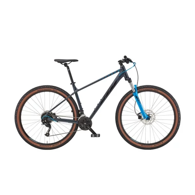 KTM Chicago 271 2022 férfi Mountain Bike metallic grey (black + blue)