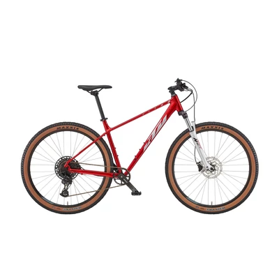 KTM Ultra Fun 29 férfi Mountain Bike chrome red (silver+black)