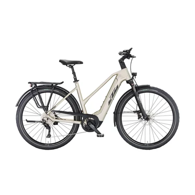 KTM Macina Style 740 2023 női E-bike champagne matt (black+orange)