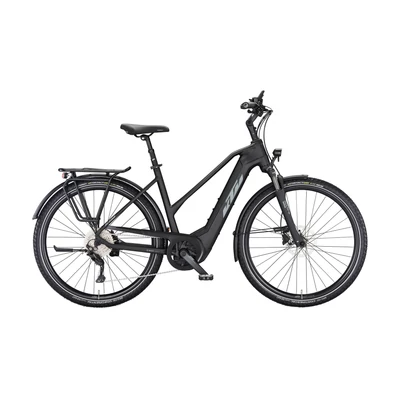 KTM Macina Tour CX 610 2023 női E-bike black matt (grey+yellow)