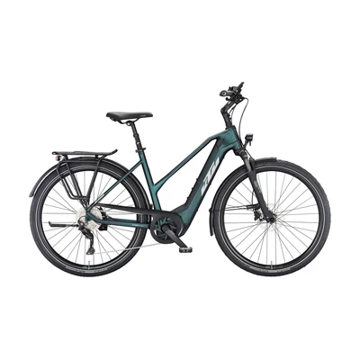 KTM Macina Tour CX 510 2023 női E-bike green purple flip matt (silver+green)