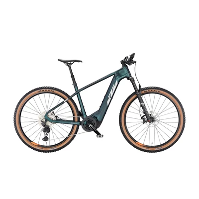 KTM Macina Team 791 2023 férfi E-bike green purple flip matt (silver+orange)