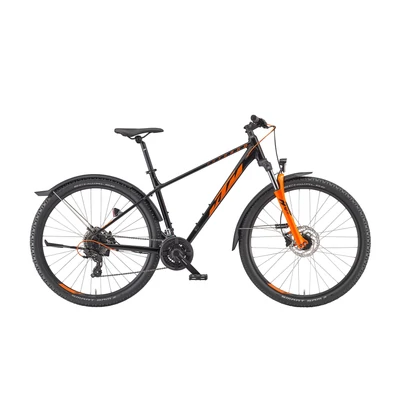 KTM Chicago Street 29 2023 férfi Mountain Bike flaming black (orange)