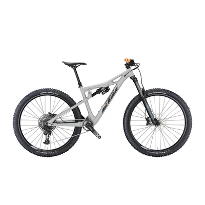 KTM Prowler 1964 2023 férfi Fully Mountain Bike ultimate grey matt (black+orange+aqua)