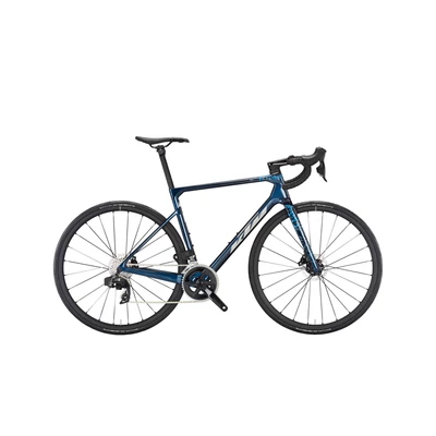 KTM Revelator Alto Elite AXS 2023 férfi Országúti Kerékpár transparent blue (chrome+blue)