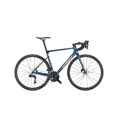 KTM Revelator Alto Elite Di2 2023 férfi Országúti Kerékpár transparent blue (chrome+blue)
