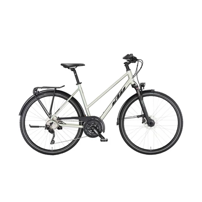 KTM Life Conquest 2023 női Trekking Kerékpár dew silver (black+orange)