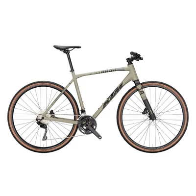 KTM X-Strada 20 Fit 2024 férfi Gravel Kerékpár olive grey matt (black-lemon)
