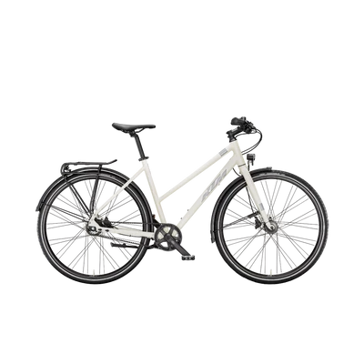 KTM Kent 11 Belt 2024 női Trekking Kerékpár Opal White Matt (Grey) 