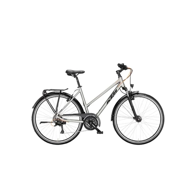 KTM Life Joy 2024 női Trekking Kerékpár Core Grey (Black+Orange)