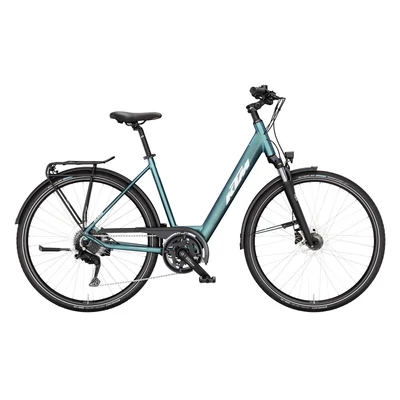 KTM Life Space 2024 unisex Trekking Kerékpár green purple flip mt (slv-blu)