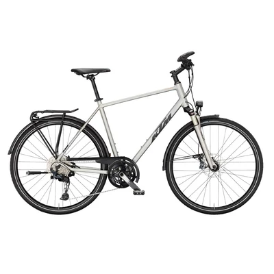 KTM Life Style 2024 férfi Trekking Kerékpár core grey matt (black-orange)
