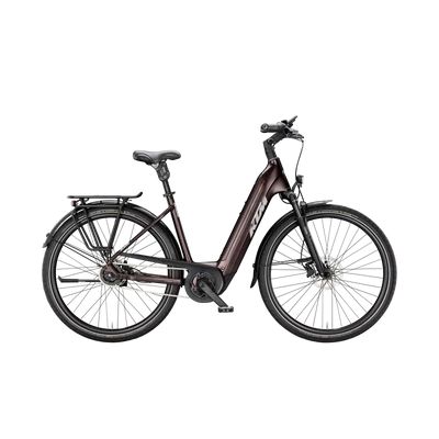 KTM Macina City 820 XL 2025 unisex E-bike Black Lava Matt (Grey+Orange)