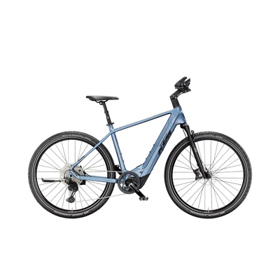 KTM Macina Cross Cx 810 2025 férfi E-bike Steel Blue Matt (Black+Silver)