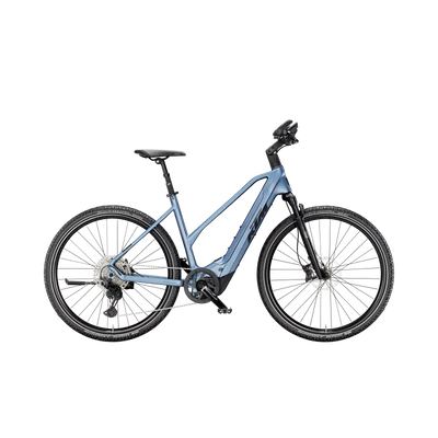 KTM Macina Cross Cx 810 2025 női E-bike Steel Blue Matt (Black+Silver)