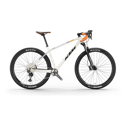 KTM X-Myroon Pro 2025 férfi Gravel Kerékpár Opal White (Black+Orange)