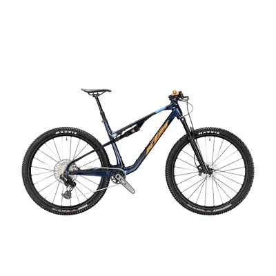 KTM Scarp MT Master 2025 férfi Fully Mountain Bike Transp. Blue (Orng+Blue+Blk)