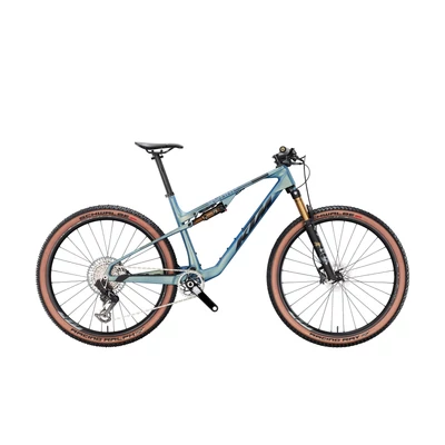 KTM Scarp MT Prime 2025 férfi Fully Mountain Bike Velvet Petrol Matt (Blk+Gold)