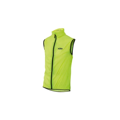 KTM Mellény Factory Line Windbreaker sleeveless yellow