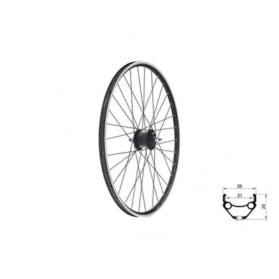 Kellys Fűzött első kerék Draft Dynamo V-brake, 28/29&quot;, black
