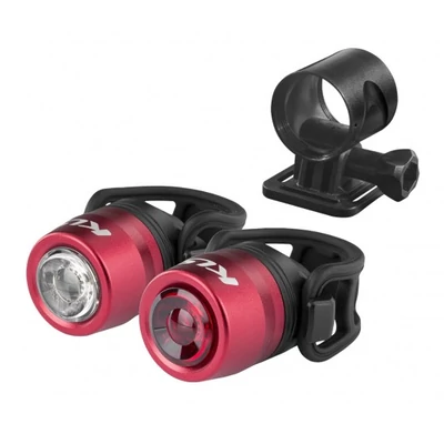 Kellys Tölthető lámpa szett KLS IO USB set piros