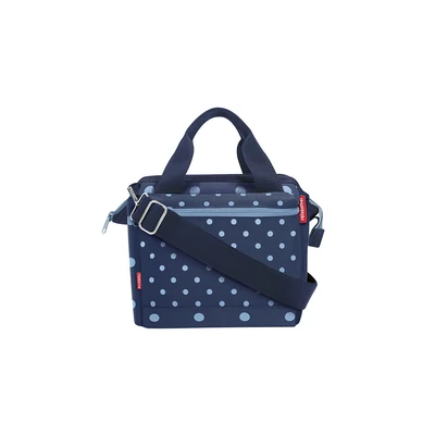 KlickFix Handlebar bag ROOMY mixed dots blue