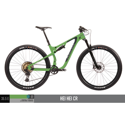 Kona 35.5e Hei Hei CR 2023 férfi Fully Mountain Bike green