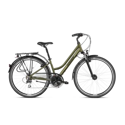 Kross Trans 3.0 2022 női Trekking Kerékpár khaki-fekete