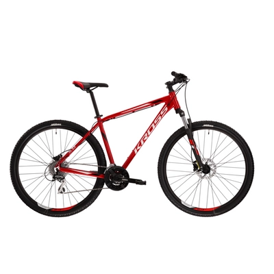Kross Hexagon 5.0 27.5&quot; férfi Mountain Bike piros-szürke-fekete