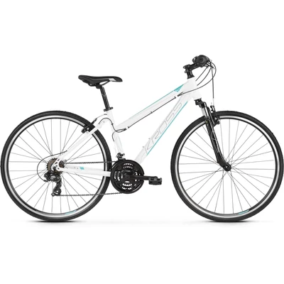 Kross Evado 1.0 női Cross Kerékpár fehér-türkiz