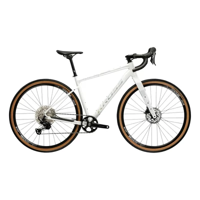 Kross Esker 5.0 Ultra férfi Gravel Kerékpár gyöngyház / holo / fényes
