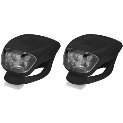 Longus Lámpaszett E+H 2 Funkciós/2Led Szilikon Fekete