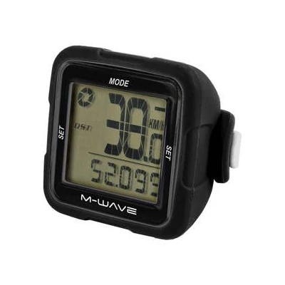 M-Wave Km Ora 14 Funk+Lm Szilikon fekete Wifi