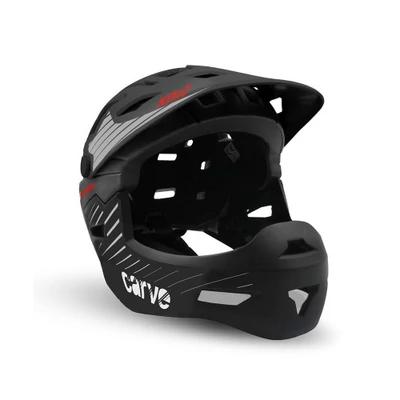 MVTek Bukósisak CARVE full face fekete