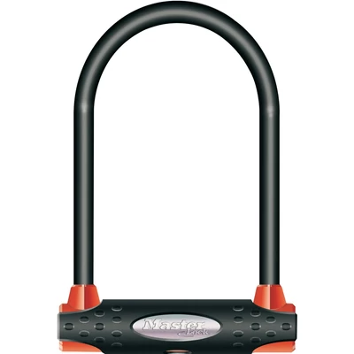 Masterlock Lakat 8195 U-lakat Kulcsos 210x110x13mm fekete