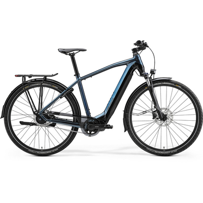 Merida eSpresso 700 Eq 2021 férfi E-bike zöldeskék-kék/fekete