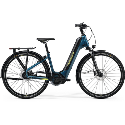 Merida eSpresso City 700 Eq 2021 női E-bike selyem zöldeskék-kék (lime)