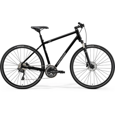 Merida 2022 CROSSWAY 300 férfi Cross Kerékpár fényes fekete (matt ezüst) S