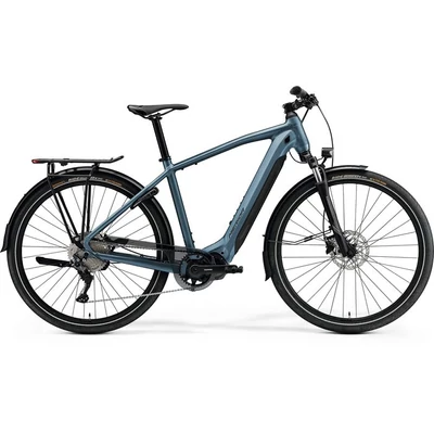 Merida 2022 eSpresso 500 EQ férfi E-bike selyem acélkék (fegyverszürke) S 47cm