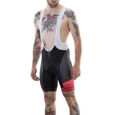 Merida Nadrág CX Design rövid kantáros fekete-piros XXXL 422