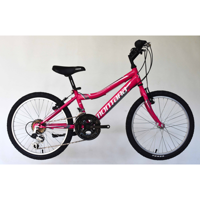 Trans Montana MTB 20 acél gyerek kerékpár pink-fehér