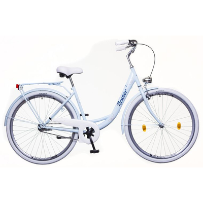 Neuzer Balaton Premium 26 1S női City Kerékpár babyblue-kék-barna